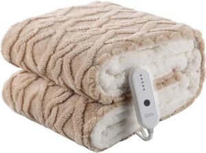 brookstone heated blanket