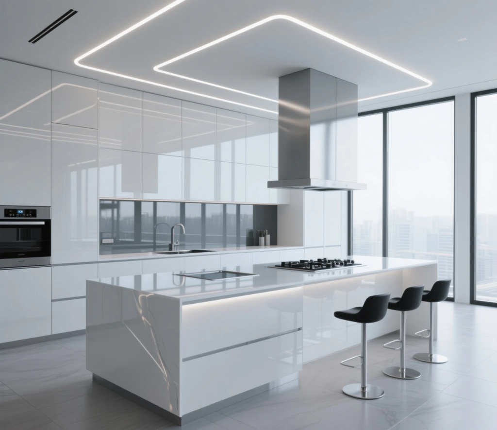modern apartment kitchen decor