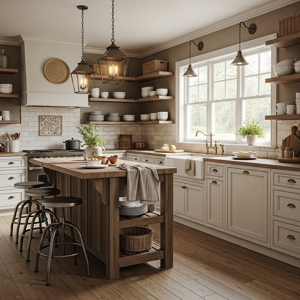 modern farmhouse kitchen style
