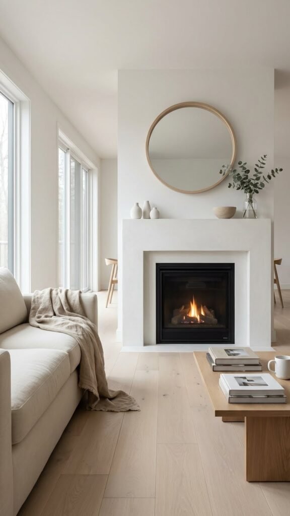 above fireplace decor