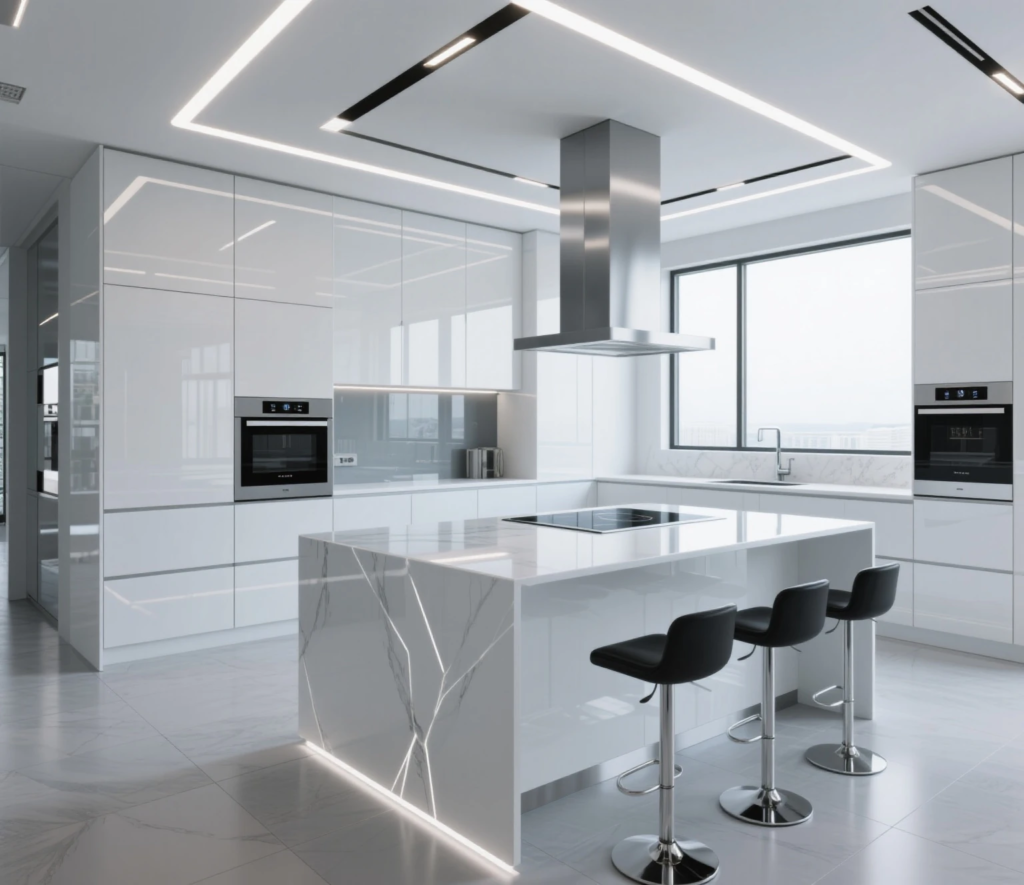 organic modern kitchen decor