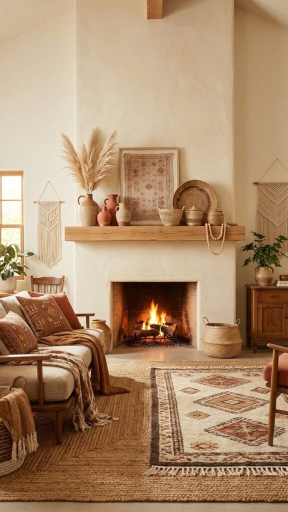 living room fireplace decor ideas