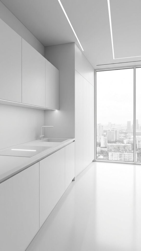 simple kitchen design aluminium