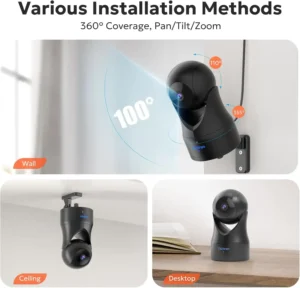 Indoor Security Camera 2.4G Pan