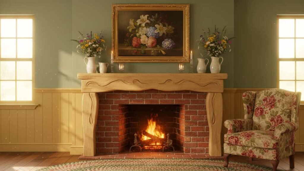 media wall with traditional fireplace ideas