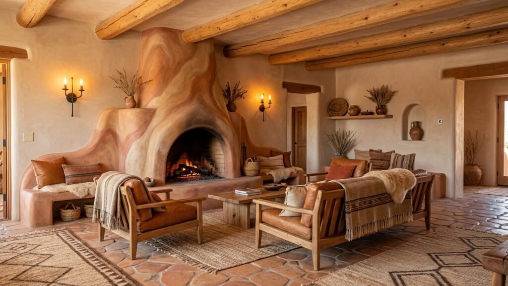 rustic fireplace ideas