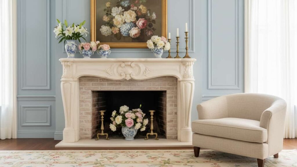 modern traditional fireplace ideas for living room