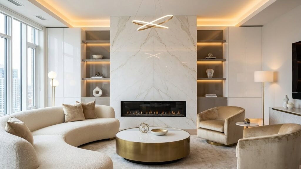 best modern fireplace candle holder