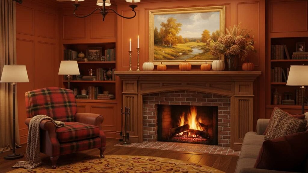 traditional fireplace decorating ideas