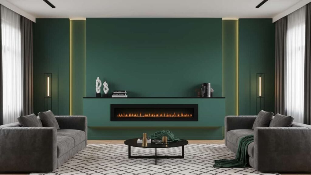 electric fireplace ideas for master bedroom