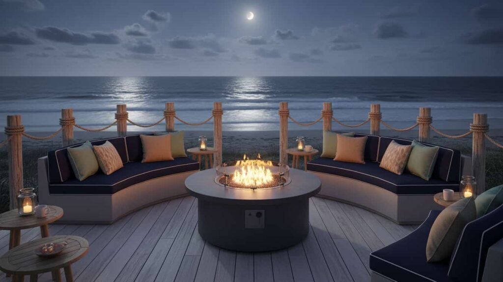 fire pit and bbq area ideas