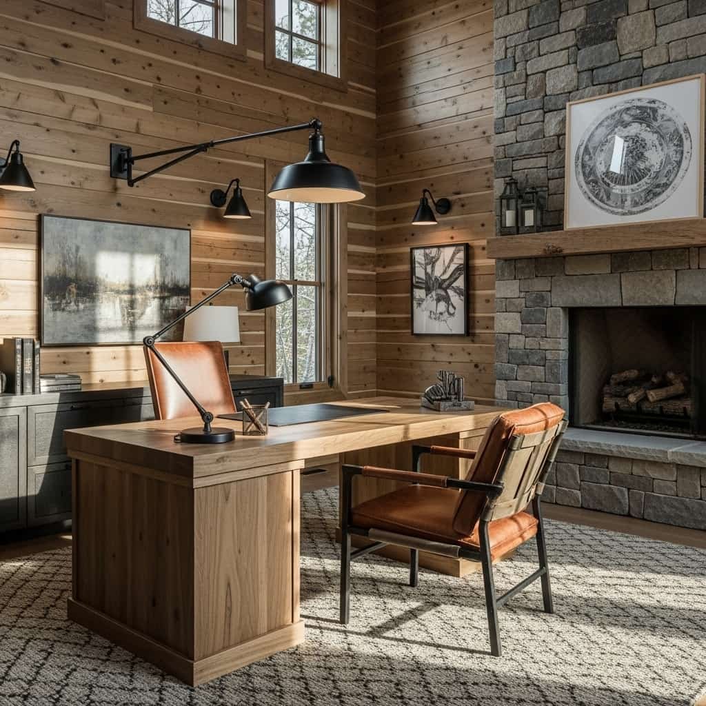 masculine office decor ideas