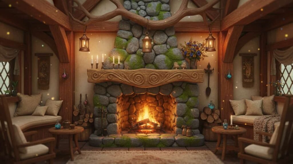 old cottage fireplace ideas