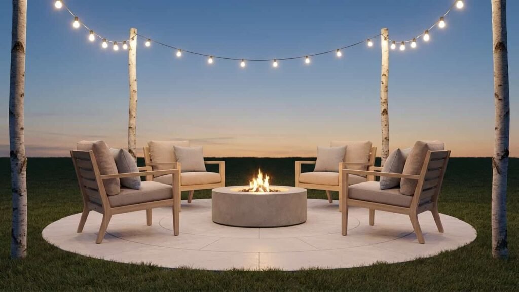 outdoor fire pit area ideas