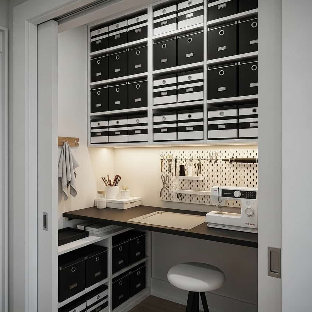 small attic craft room ideas