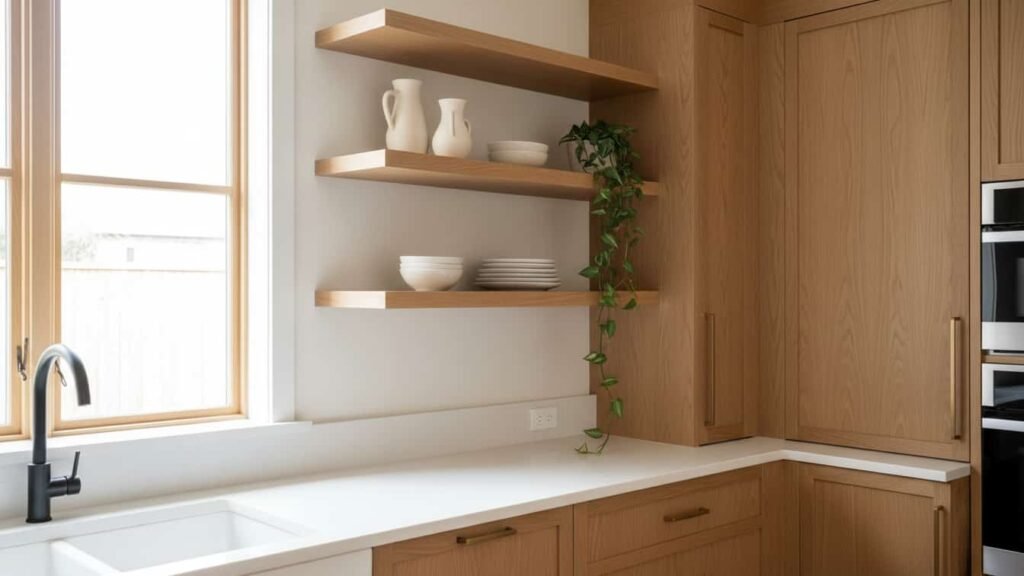 small kitchen shelf design ideas